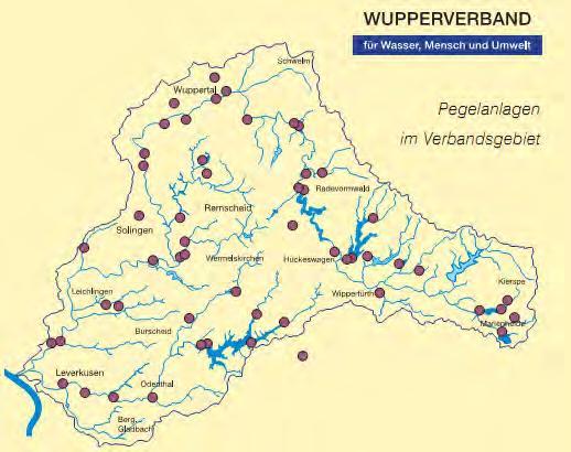 222 Abflussmessungen mit unterschiedlichen Messverfahren Erfahrungsbericht und die Bedeutung für beinhaltet für das Einzugsgebiet der Dhünn auch die Rohwasserbereitstellung in der mit 80 Mio.