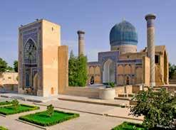 Tag: Ausflugspaket: Bukhara - Sharisabs - Samarkand Heute geht die Fahrt nach Sharisabs, der Geburtsstadt von Amir Timur. Auf Ihrer Rundfahrt sehen Sie das Weiße Schloss Ok Saroy aus dem 14. Jh.