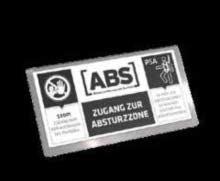 ABS BorderMark Post > Edelstahl-Pfosten mit UV-beständigen Spezialkunststofgewichten und Schutzmatte für die Dachhaut.