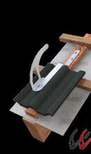 39 ABS-Lock DH04-OG einschrauben >>> Edelstahl-Sicherheitsdachhaken speziell für Ziegeldächer. Montage auf Holzsparren, mit gekröpftem Holm zur Überbrückung der Dachlattung.