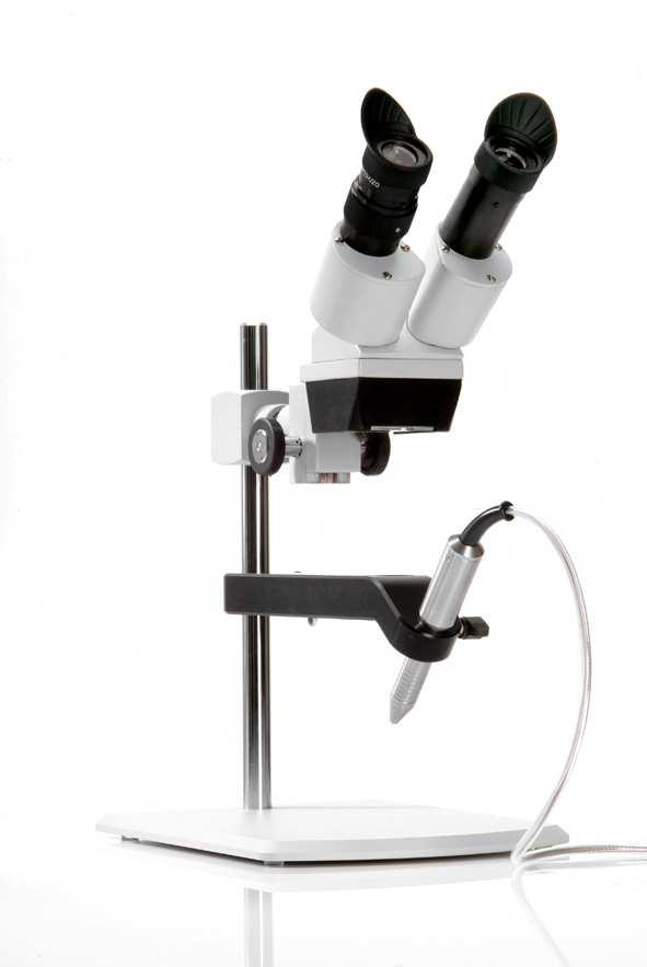 BEDIENUNGSANLEITUNG MEZZO Schweißmikroskop mit LED-Beleuchtung Zur Verwendung mit PUK 3s-Feinschweißgeräten Sehr geehrter Kunde, die vorliegende Bedienungsanleitung macht Sie mit der Bedienung und
