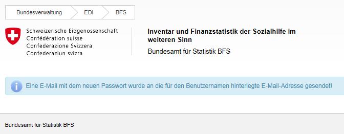 2.2 Initiales Passwort anfordern und anmelden Im Einladungsschreiben, welches Sie von uns erhalten haben, finden Sie Ihren Benutzernamen sowie einen Link um Ihr Passwort anzufordern.