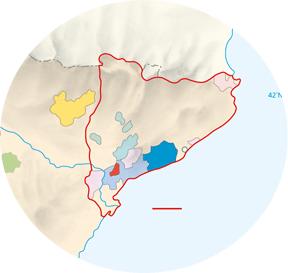 Schaumwein Spanien - Cava Cava Geografische Lage