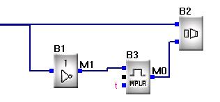 Kapitel 6 Aufnehmen von Sprachmeldungen direkt über das eingebaute Mikrophon 3. Schalten Sie die Betriebsspannung ein und programmieren Sie die folgende Schaltung: Fig. 1.