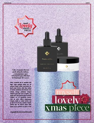 myself lovely Xmas piece - Co-Branded Promotion-Rubrik Das Gütesiegel für Ihr Produkt!