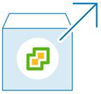 Bei einer GUI-Bereitstellung laden Sie das Installationsprogramm für die vcenter Server Appliance auf einen Clientcomputer im Netzwerk herunter, führen den Bereitstellungsassistenten auf dem