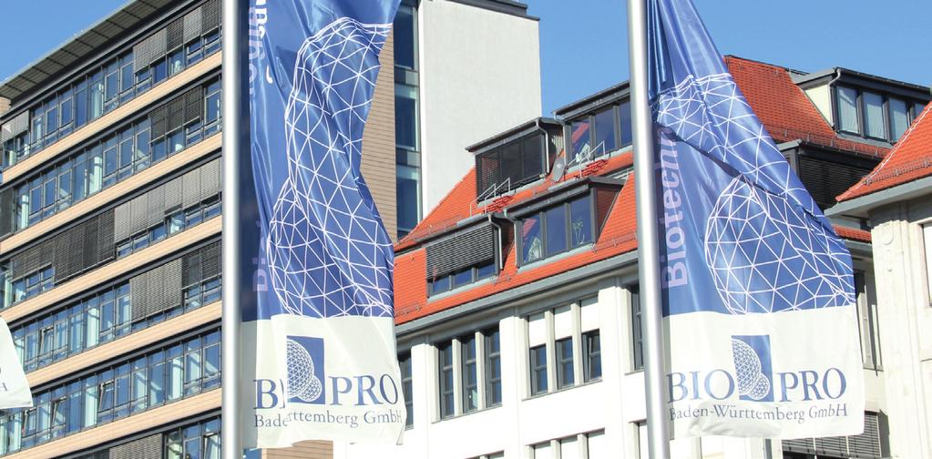 BIOPRO Baden-Württemberg Kräfte bündeln Innovationen lenken Die BIOPRO Baden-Württemberg GmbH unterstützt als landesweit tätige Innovationsgesellschaft die Gesundheitsindustrie mit den Branchen
