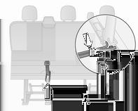 54 Sitze, Rückhaltesysteme 9 Warnung Vorsicht beim Umklappen des Sitzes - auf bewegliche Teile achten. Sicherstellen, dass der Sitz eingerastet ist, wenn er vollständig umgeklappt ist.
