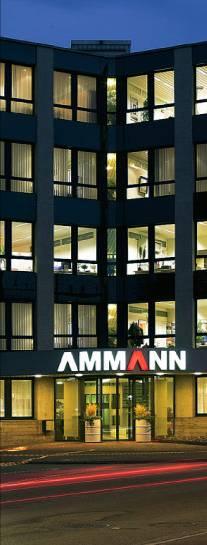 Ammann Familienunternehmen in der 5. Generation Tradition und Innovation seit 1869 Umsatz: CHF 1,400 Mio.