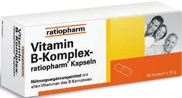 Vitamin B-Komplexratiopharm 60 Kapseln