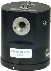 Druck p Querschnittsfläche A p = F A Automatische Erkennung von Umgebungsbedingungen Die digitale Druckwaage CPD8500 ist mit einem internen Umgebungsüberwachungsmodul (EMM) ausgerüstet, um konstant