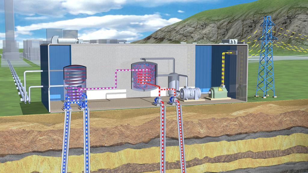 zu : Energieträger II Sek. I-II Arbeitsblatt 7 Geoenergie II. Beschrifte die Abbildung!