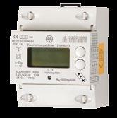 Elektronischer Wechselstromzähler KDK-COUNT 1 2TE Klasse 1, für Hutschiene, 230V, 50 Hz, 10(65)Amp.