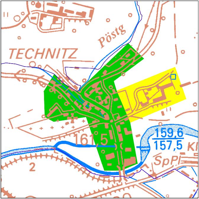 4.4.9 Döbeln, Stadt 140 Technitz Übersicht abgeleiteter statistischer (Haushalte: 33,16 % I Unternehmen: 55,65 %) Technitz