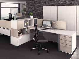 The CombiNeo stowage range provides all the prerequisites for flexible office layouts.