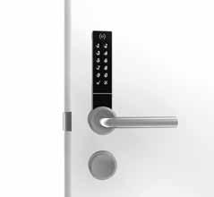 3-in-1 Schließkomfort für Türen Zukunftsweisender Türverschluss Mit dem kabelfreien Design-Türbeschlag macht SAFE-O-TRONIC access die Organisation elektronischer Schließanlagen so einfach und