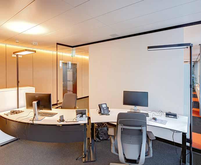 Die Wirkung der Atmosphäre SkyKey, Zürich In den Büros der heutigen Zeit beeinträchtigen Lärm und ständiger Informations-Input konzentriertes und produktives Arbeiten.