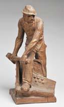Im Halbrelief Figur einer jungen Frau, in der linken Hand einen Rosenzweig haltend, die rechte zur Brust erhoben. Wohl ehemals Teil einer Grabanlage. H.109,5 cm.