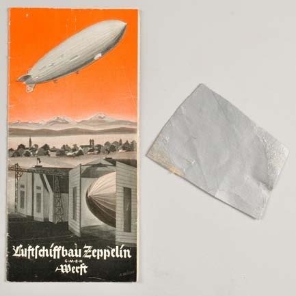 1008 Broschüre Zeppelin LZ 129 Hindenburg und LZ 127 Graf Zeppelin Broschüre mit Fotografien, Plänen u, techn. Details. Hrsg.