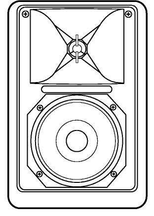 The MR8 (Black) and MR8W (White) are a compact two-way speaker system designed for constantimpedance systems.