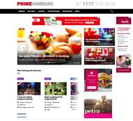 Promotion Teaser auf der Website von PRINZ.de. 4 (3) Nach Verfügbarkeit: Erhalten Sie Ihren Navi- Link auf das gebuchte Advertorial.