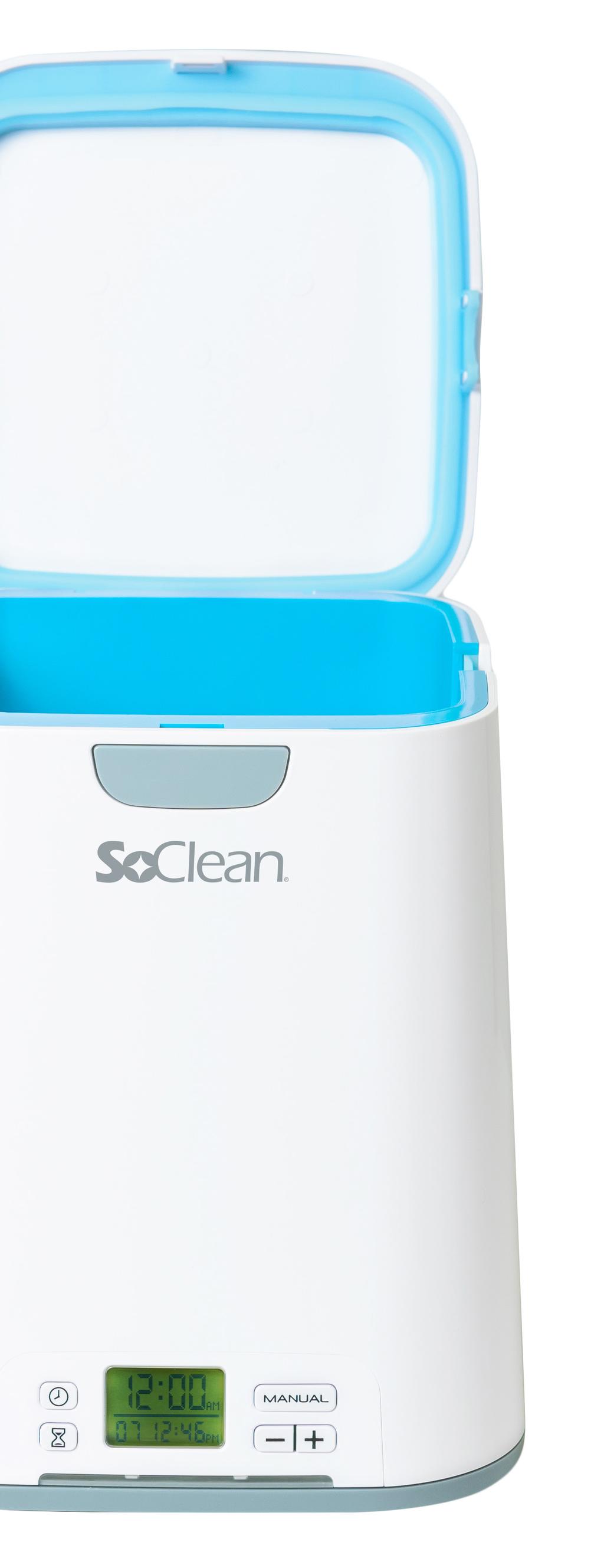 Die schnellere, einfachere, effektivere Lösung Für Patienten, die einen besseren Weg zur Erhaltung eines sauberen CPAP suchen, ist das automatisierte CPAP-Reinigungs- und Desinfektionsgerät SoClean