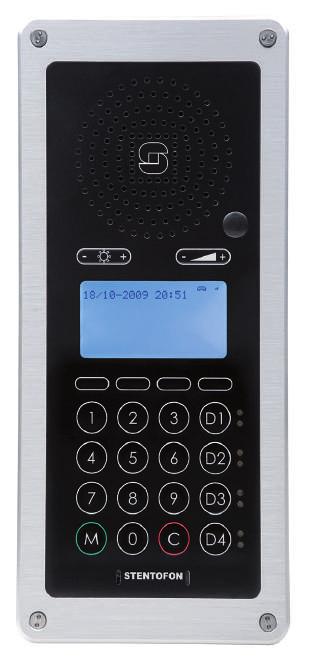 PULSE Einbausprechstellen AIP23001 VoIP-Reinraumsprechstelle Anschluss direkt an das IP-Netzwerk Active-Noise-Cancelling Antibakterielle Folientastatur mit IP65 Schutzart Grafikfähiges LCD-Display