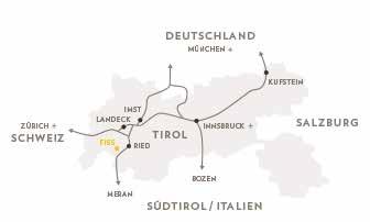 Erreichbarkeit Mit dem Flugzeug: Innsbruck, Memmingen, Salzburg, Zürich, München über Friedrichshafen mit direkter Zugverbindung nach