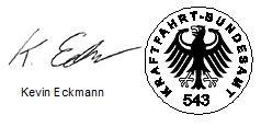 Nummer der Genehmigung: 48882 Erweiterung Nr.: 10 Approval No. Extension No.: 5 14. 15. 16. Ort: Place: Datum: Date: Unterschrift: Signature: 03.11.2017 Im Auftrag 17.