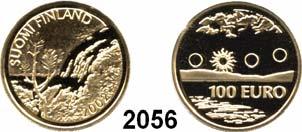 110 E U R O - P R Ä G U N G E N Finnland 2056 100 Euro 2002 (7,77 g fein).