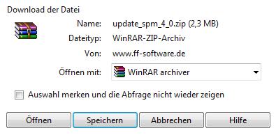 Da ich nicht weiß, welche Dekomprimierungssoftware (WinRar, WinZip, ICE, 7Zip,.