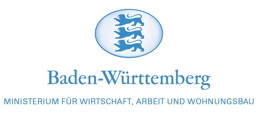 50 % durch das Ministerium für Wirtschaft, Arbeit und Wohnungsbau Baden-Württemberg.