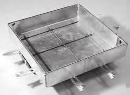Access Covers 9 Schachtabdeckungen für wählbare Oberfläche Produktbeschreibung Wannenschachtabdeckung ACO Paving Stahl verzinkt aus 3 mm starkem verzinktem Stahl,