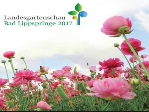 Landesgartenschau Bad Lippspringe Donnerstag, 14. September 2017: Verbringen Sie mit uns einen Tag auf der 17. Landesgartenschau des Landes NRW in Bad Lippspringe.