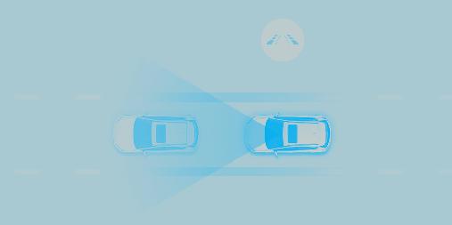 Verkehrsschilderkennung Die Frontkamera erkennt Geschwindigkeitsbegrenzungen und gleicht diese mit den Daten aus dem Navigationssystem ab.