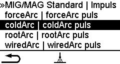 XQ / coldarc puls XQ wärmeminimiert für Dünnblech- Schweißungen forcearc XQ / forcearc puls XQ Hochleistungslichtbogen mit tiefem Einbrand wiredarc XQ / wiredarc puls XQ