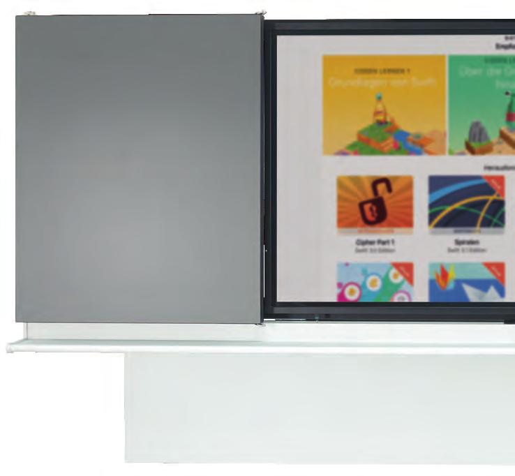 Interaktive Unterrichtsgestaltung 86" Interactive Touch-Display mit 4K Auflösung Die Flügel bieten auf einer Fläche von