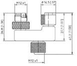 KAB - XM - M12/5F/G - M12/5M/G IP69K: KAB - XM - M12/5F/G/69K - M12/5M/G/69K Länge in m T-Stück für Buskabel M12, 5-polig CAN-Bus/DeviceNet KAB - TCONN - M12/5M - 2M12/5F Abschlußwiderstand M12,