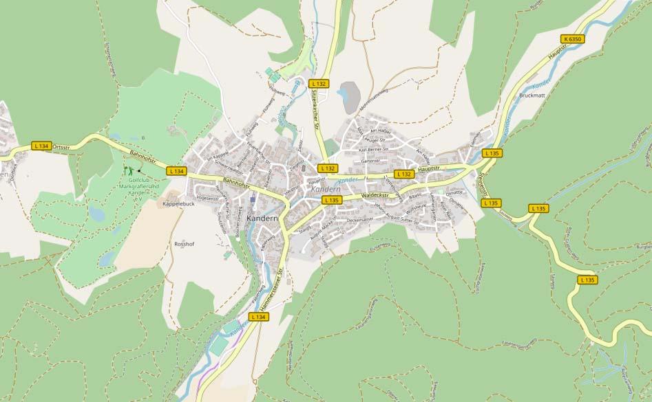 (Kartengrundlage: OpenStreetMap) Messstelle 1 Böscherzenweg 11/1 Messstelle 2 An der Kander 6/1 Abbildung 2-2: