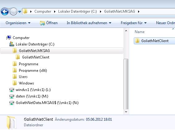 3 Client Konfiguration (PC und Terminalserver) 3.1 Systemvoraussetzungen Goliath.NET (Windows PC, Terminalserver) Software Dot.Net Versionen 3.5, 4.