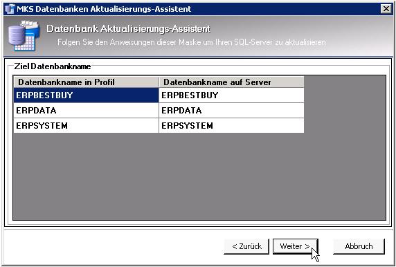 Anschließend den Benutzer (sa) und das Passwort ($instanzname$) eingeben.