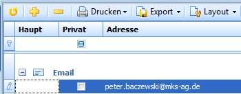 Emailadresse und klicken dann auf Bearbeiten.