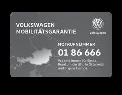 Die Volkswagen Mobilitätsgarantie inklusive bei Ihre Neuwagen. Die Volkswagen TopCard optional für Ihren Neuwagen.