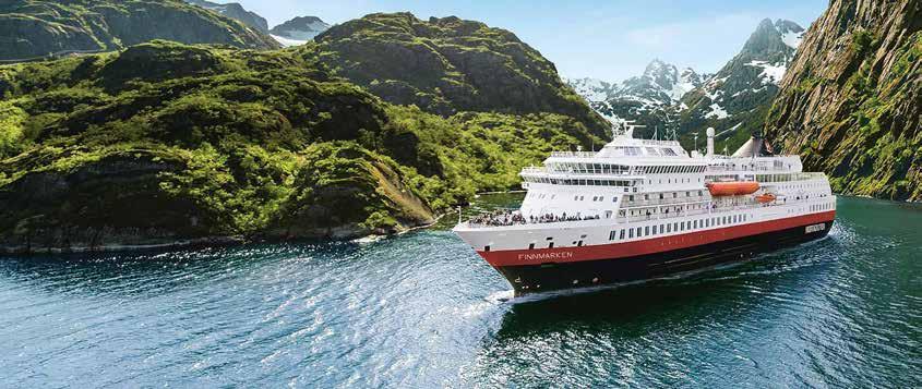 Fahrplan Hurtigruten fährt entlang der schroffen Küste Norwegens, und dies bereits seit 1893.