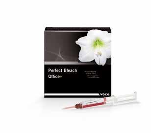Bleaching Perfect Bleach Office+ Gel zur Aufhellung verfärbter Zähne Zufriedene Patienten, zufriedene Anwender Perfect Bleach Office+ ist ein besonders effektives Gel, das schnelle, sichere und