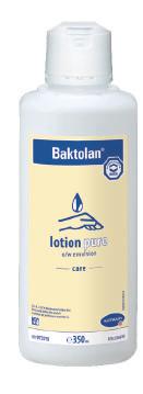 HAUTPFLEGE UND -SCHUTZ Baktolan lotion pure Farbstoff- und parfümfreie, feuchtigkeitsspendende (O/W) Pflegelotion.