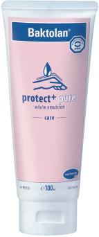 Säureschutzmantel Anwendungsgebiet: Baktolan balm pure wird aufgrund seiner rückfettenden Eigenschaften überall dort eingesetzt, wo es auf die Pflege empfindlicher und gefährdeter Haut ankommt.