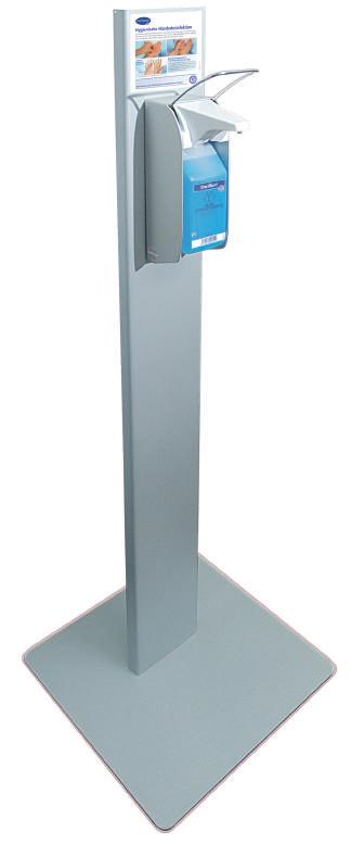 Hygiene-Tower Desinfektionssäule für Hände-Desinfektionsmittelspender.