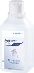 HAUTPFLEGE /-SCHUTZ sensiva protective emulsion Farbstoff- und parfümfreie Schutzlotion für die normale Haut. Leichte Pflege/Schutz (Schutzlotion gem.