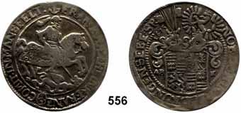 ..Sehr schön - vorzüglich 200,- Franz Maximilian und Heinrich Franz 1644 1692 552 1/3 Taler 1671, Eisleben. 9,47 g.